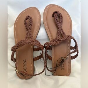 NIB Serra Women's Brown Sandals Size 8